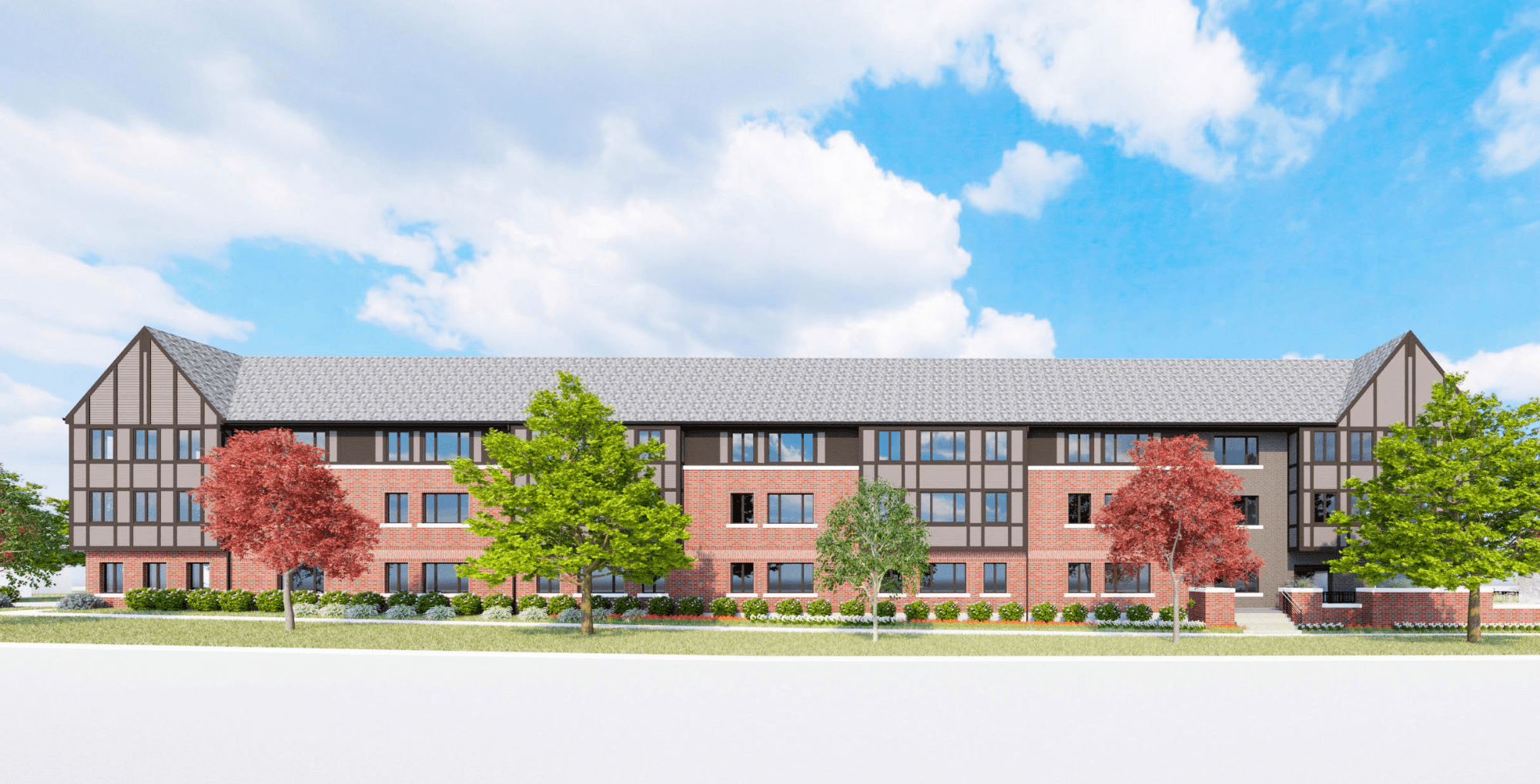 Taft & Exmoor - Exterior Rendering South View